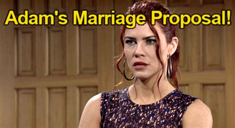 The Young And The Restless Spoilers Adams Surprise Marriage Proposal