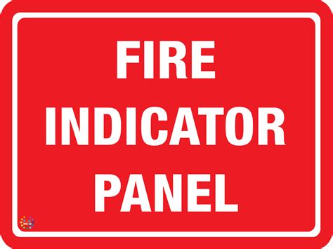 Fire Indicator Panel Sign K2k Signs Australia