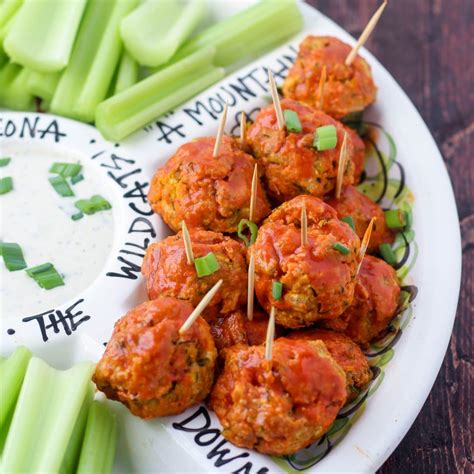 Buffalo Chicken Meatballs Dan330