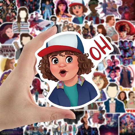 Buy 50pcs Movie Stranger Things 4 Stickers Pack Tv Show Aesthetic