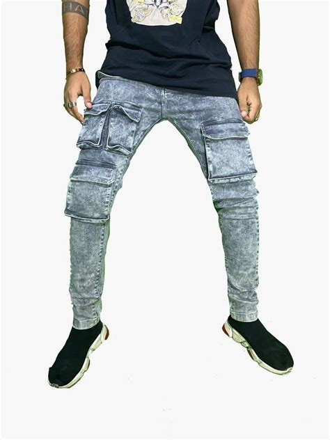 Men Cargo Jeans at ₹ 950/piece | Mens Cargo Jeans in New Delhi | ID ...