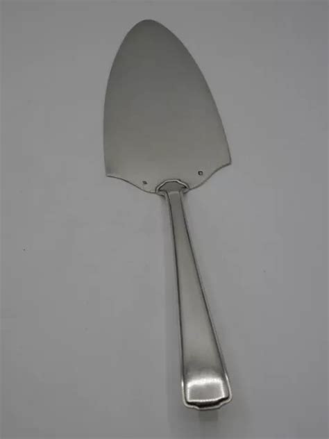 Rare Pelle A Tarte En Argent Massif Poincon Minerve Er Titre Art Deco