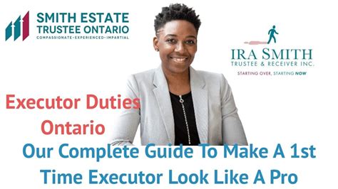 Executor Duties Ontario Executor Duties Ontario Checklist Youtube