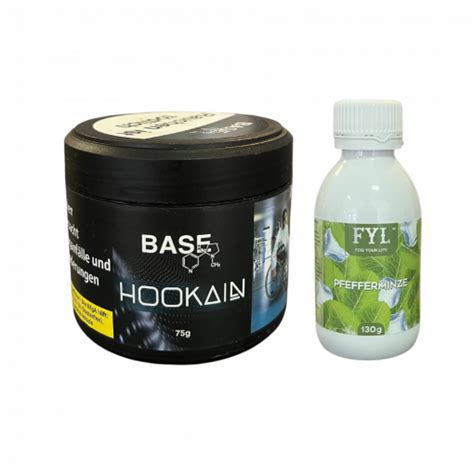 Hookain Base Tobacco G Pfefferminze Fog Your Life Aroma G