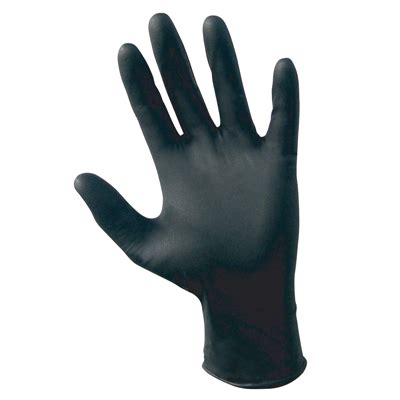 SAS Raven Powder Free Nitrile Gloves Powder Free Large 100 Gloves