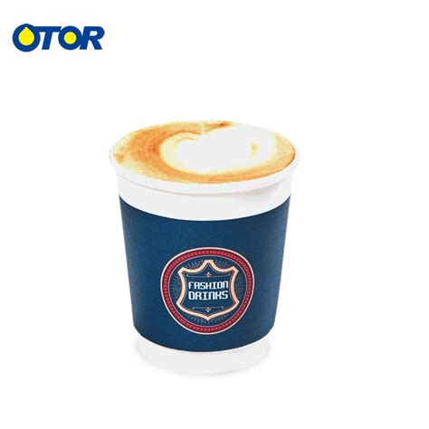 Otor 12oz Disposable Paper Cups Double Walls China Paper Cup And Hot