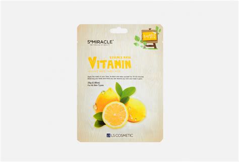 Тканевая маска для лица S-miracle Vitamin — купить в Москве