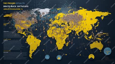 Premium AI Image | World population Map