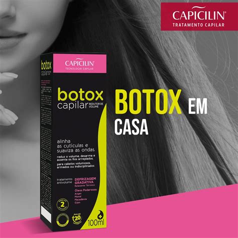 Botox Capilar Redutor De Volume Capicilin Ml