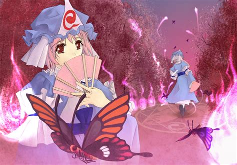 Saigyouji Yuyuko Touhou Konachan Net Konachan Anime Wallpapers