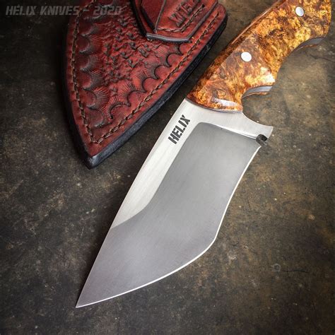 Custom Handmade Hunting Knife Made By Helix Knives Slovenian