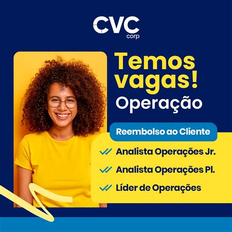 CVC Corp abre 15 vagas para área de Operações em Santo André SP