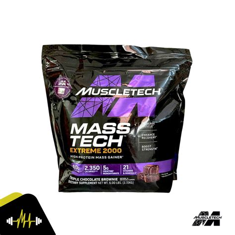 Muscletech Mass Tech Extreme 2000 6lb Tienda De Nutrición Deportiva