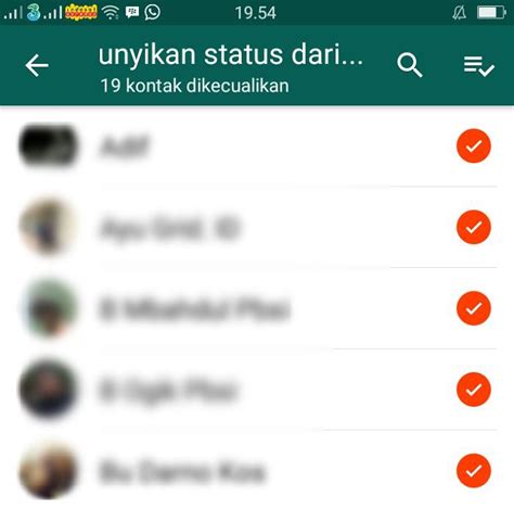 Cara Sembunyikan Status Di Whatapps