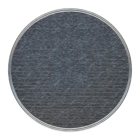 Premium Photo | Frosted metal beermat isolated