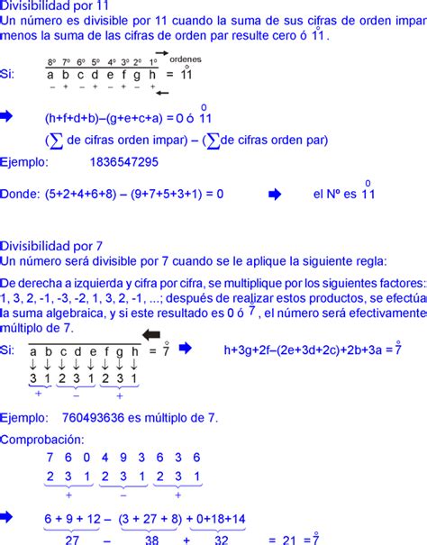 Criterios De Divisibilidad Ejercicios Resueltos De Aritm Tica