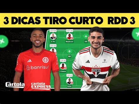 Dicas Tiro Curto Para Mitar Na Rodada Cartola Youtube