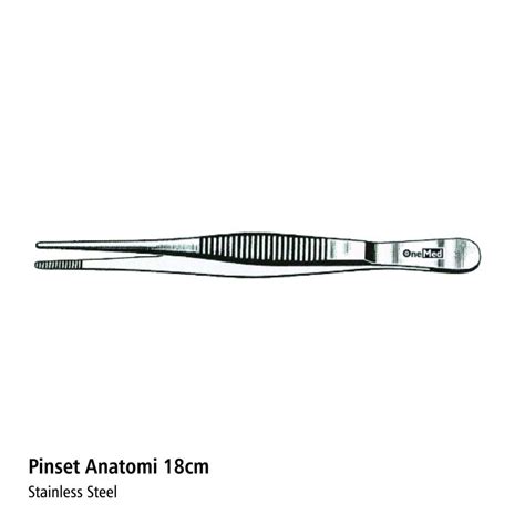 Pinset Anatomi Stainless Steel Fine A Cm Stainless Steel Onemed