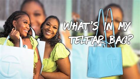 Whats In My Medium Telfar Shopping Bag Youtube