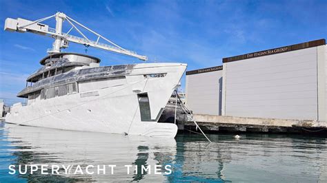 First M Admiral Semi Custom Superyacht Panorama Moves To Outfitting