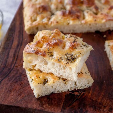 Easy Focaccia Recipe Rosemary Seasalt Sugar Geek Show