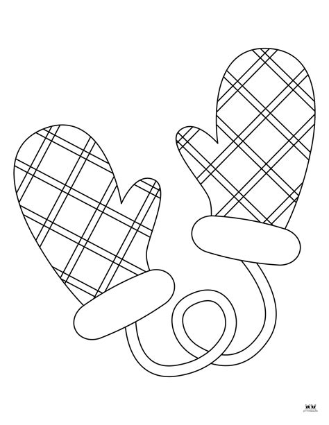 Mitten Coloring Pages Templates Pages Printabulk