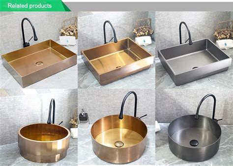 Modern Round Design 304 Stainless Steel Round Corner Handmade Nano Bathroom Sink - Buy High ...