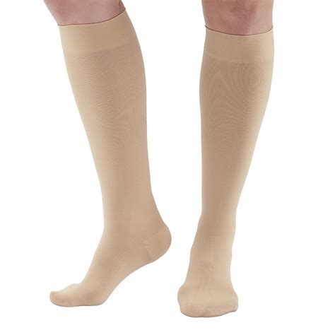 Ames Walker Aw Style 291 Luxury Opaque 20 30 Mmhg Firm Compression Closed Toe Knee High