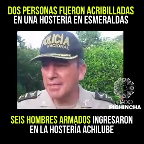 Radio Pichincha On Twitter Atenci N Dos Personas Fueron