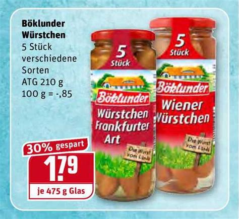 Böklunder Würstchen Angebot bei Kaufpark 1Prospekte de