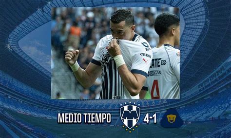 MEDIO TIEMPO RAYADOS 4 1 PUMAS