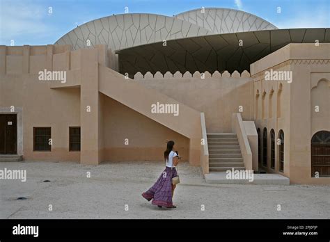 The old palace of Sheikh Abdullah bin Jassim Al Thani on the grounds of ...