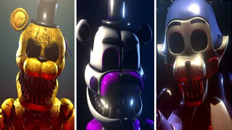 Sinister Turmoil All Animatronics Youtube