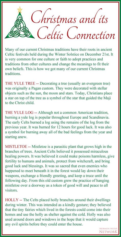 Celtic Christmas Traditions And Decorations 🎄🎻