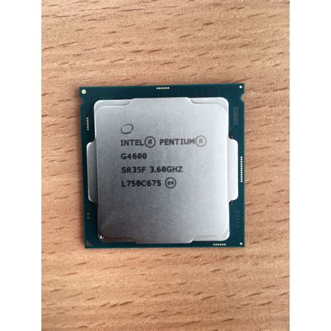 CPU Intel Pentium G4600 3 60GHz 3M 2 Cores 4 Threads Socket 1151 V1