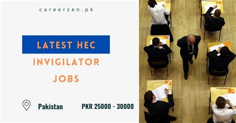 Latest Hec Invigilator Jobs 2024 Apply Now