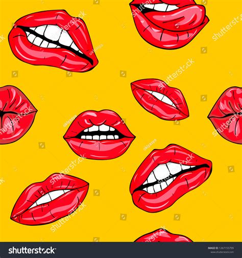 Sweet Sexy Pop Art Pair Glossy Stock Vector Royalty Free 1267155799 Shutterstock