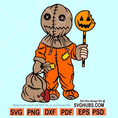 Trick r Treat Sam SVG, Trick Or Treat, Sam SVG