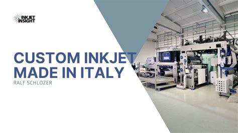 NEOS Custom Inkjet Integration Made In Italy Inkjet Insight