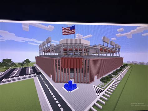 Awesome Minecraft Baseball Stadium Minecraft Map