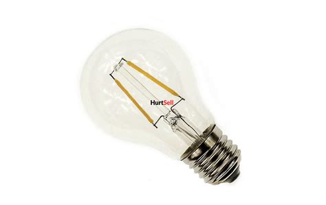 Żarówka Led E27 2w Filament A60 Ciepła 2700k