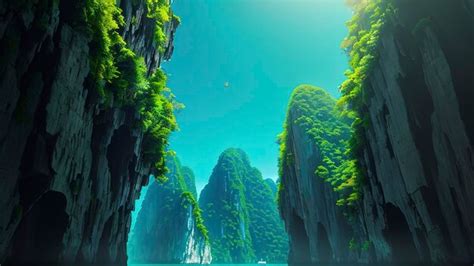 Premium Ai Image A Scene From The Movie Halong Bay