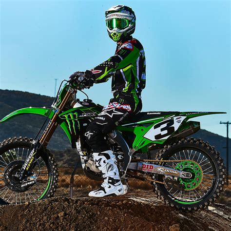 D COR Mx NEW Kawasaki KX450F 2016 2017 Monster Energy Kawasaki Graphics Kit