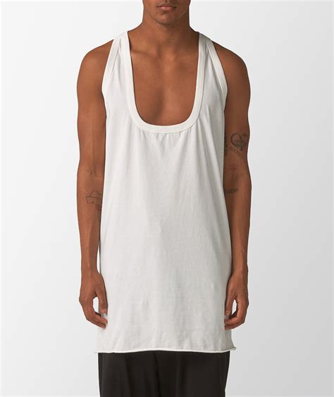 Rick Owens Fog Tank Top En Color Blanco Svd