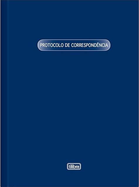 Tilibra Livro Protocolo de Correspondência 52 Folhas 1 un Amazon