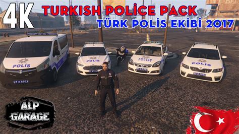 Türk Polis Paketi 2017 Turkish Police Pack GTA5 Mods