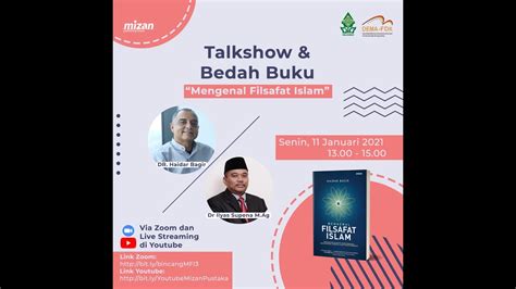 Talkshow Bedah Buku Mengenal Filsafat Islam Youtube