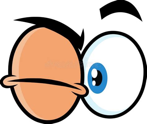 Winking Cartoon Funny Eyes Stock Vector Illustration Of Facial 219746092