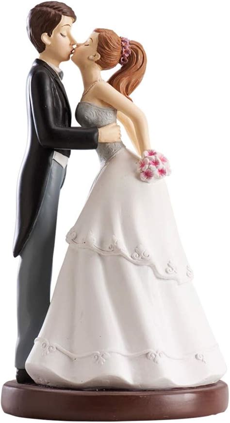 Regard Natral Harz Braut Und Br Utigam Figurine Romantische Kuchen