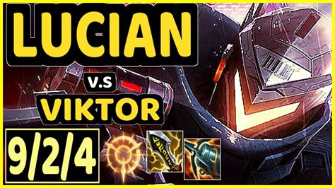 ENVY LUCIAN Vs VIKTOR 9 2 4 KDA MID CHALLENGER GAMEPLAY BR YouTube